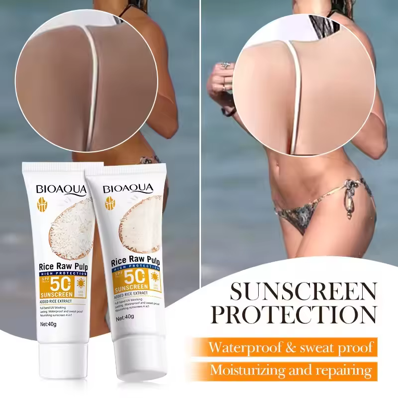 Crème solaire pour le visage SPF 50 +