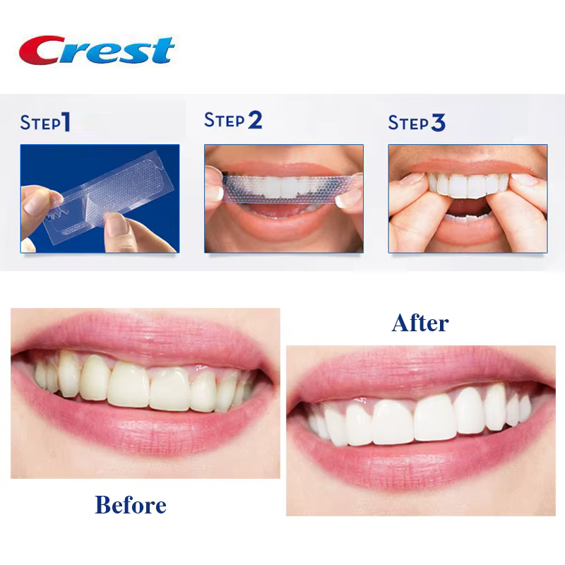 Crest 3D bandes blanches blanchiment dentaire bandes de blanchiment des dents glamour blanc crête bandes de blanchiment blanchiment des dents 5/7/14 traitement