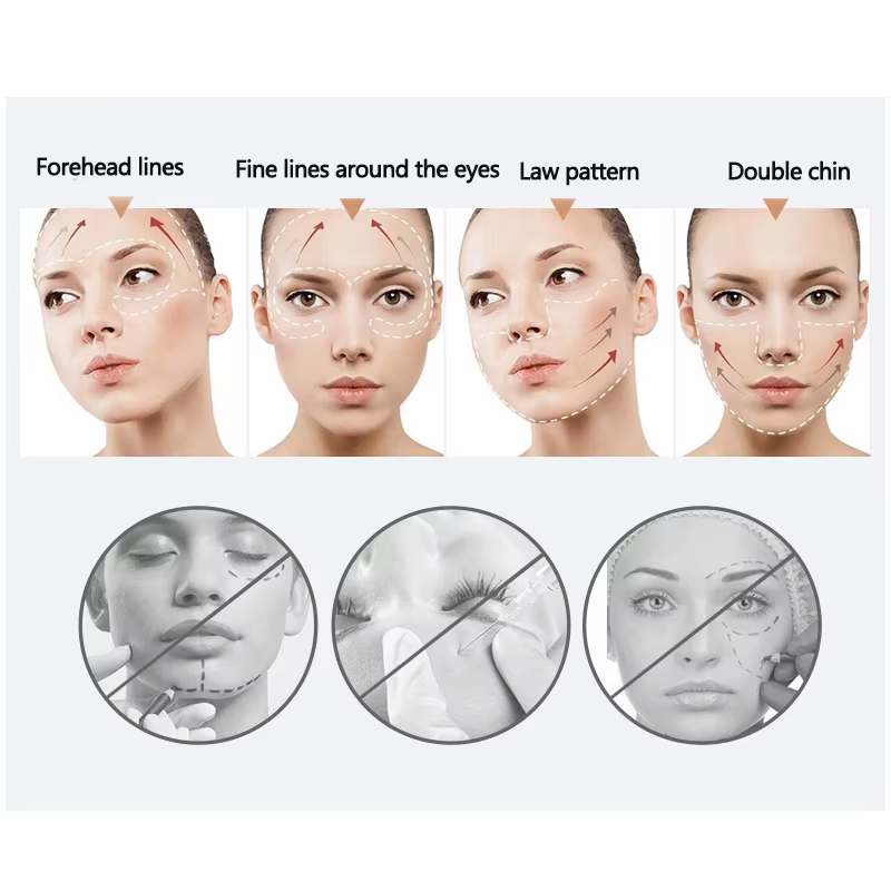 Kit de masque de peptide de collagène coréen pour le visage