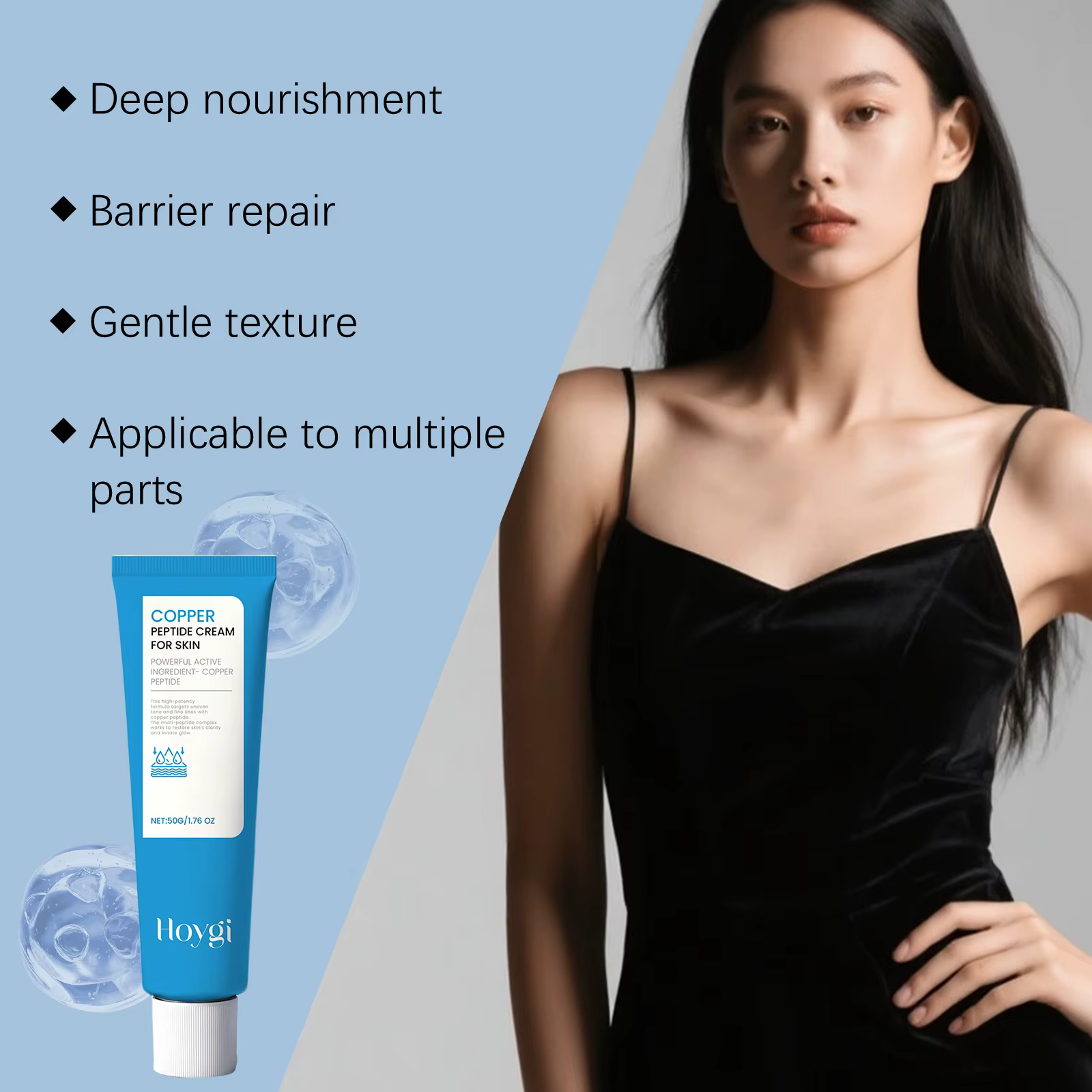Crème pour le visage au Peptide de cuivre