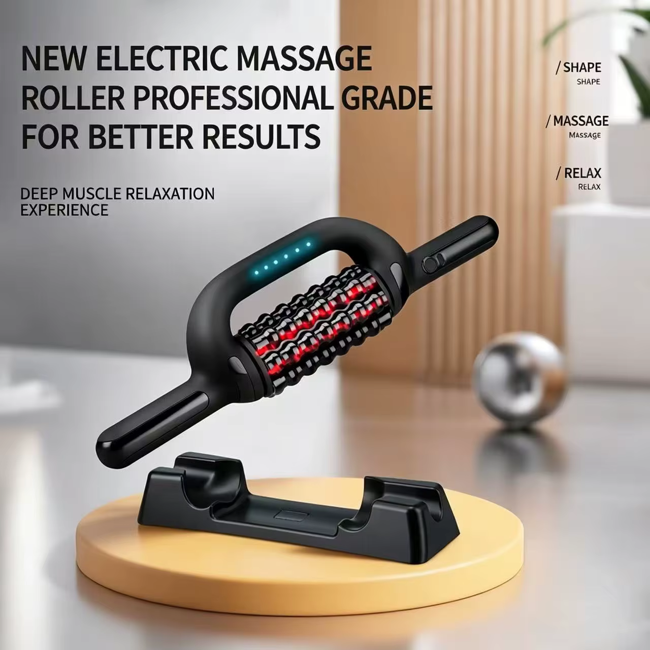 Masseur électrique à rouleaux