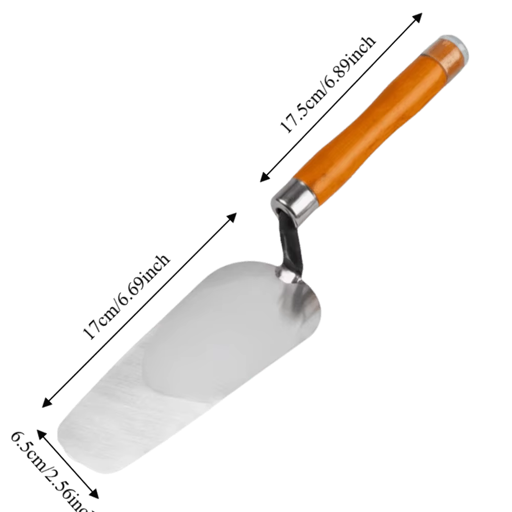 Raclette à papier peint pour finition béton, professionnelle et efficace, pour racler le ciment, truelle de bordure, poignée confortable, pour le plâtrage