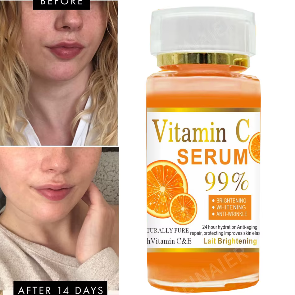 Sérum pour le visage, huile de vitamine C