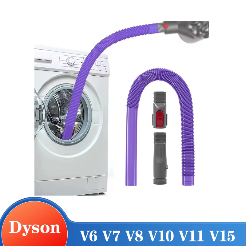 Tuyau de nettoyage de ventilation pour sèche-linge Dyson V6 V7 V8 V10 V11 V15, accessoires pour aspirateur, dissolvant de peluches, tuyau d'aspiration, outil de fente Flexible