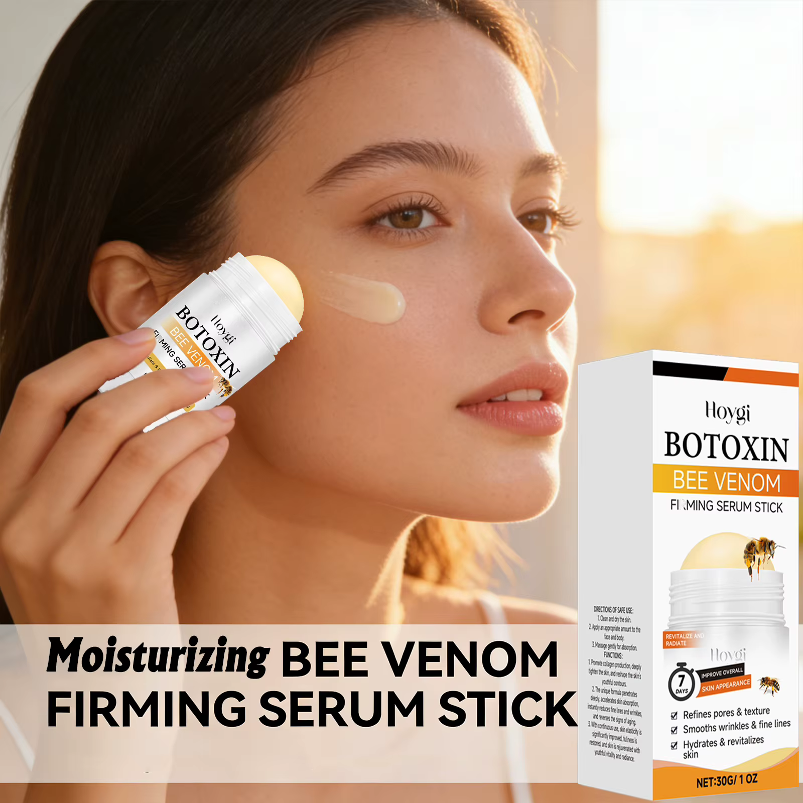 Sérum raffermissant au venin d'abeille en stick