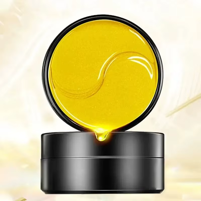 Masque pour les yeux hydratant doré
