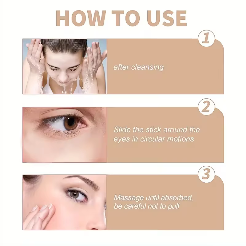 Stick Crème Contour des Yeux Hydratant et Raffermissant Intense 7-en-1 à la Caféine 50g