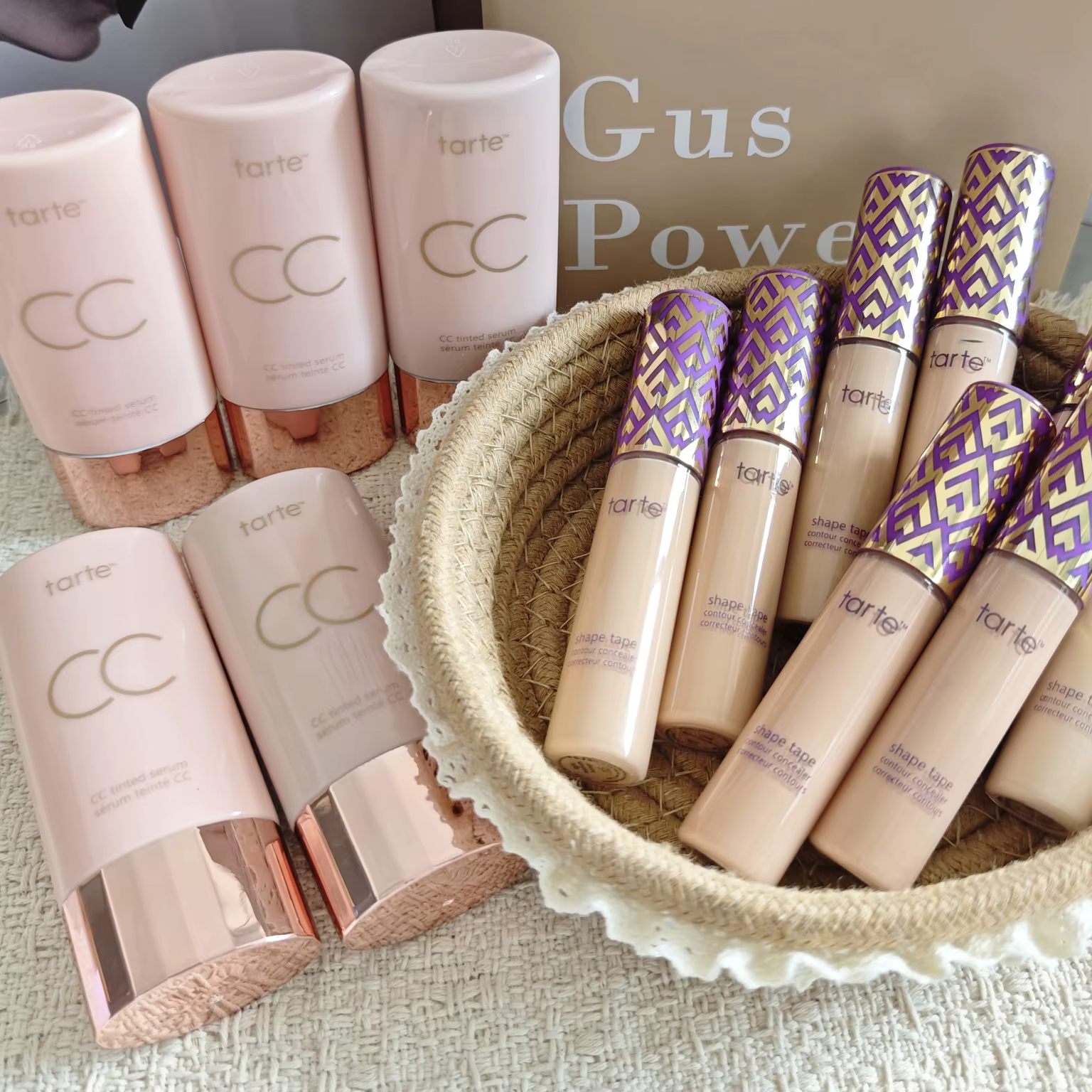 Sérum teinté correcteur de teint Tarte CC, sérum teinté auto-adaptateur de teint, maquillage naturel pour illuminer et ombrer, coloration longue durée