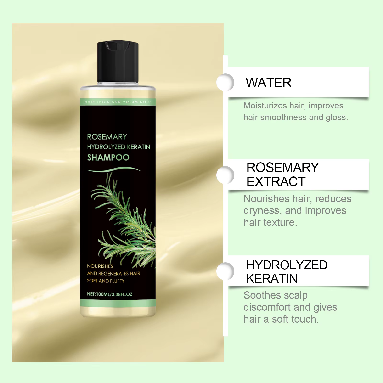 Shampoing naturel au romarin