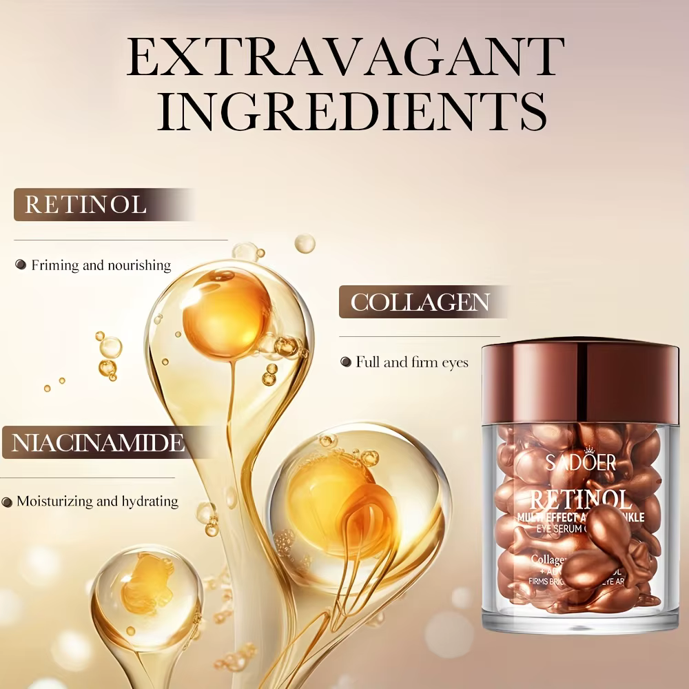 Sérum en capsules multi-effets au rétinol