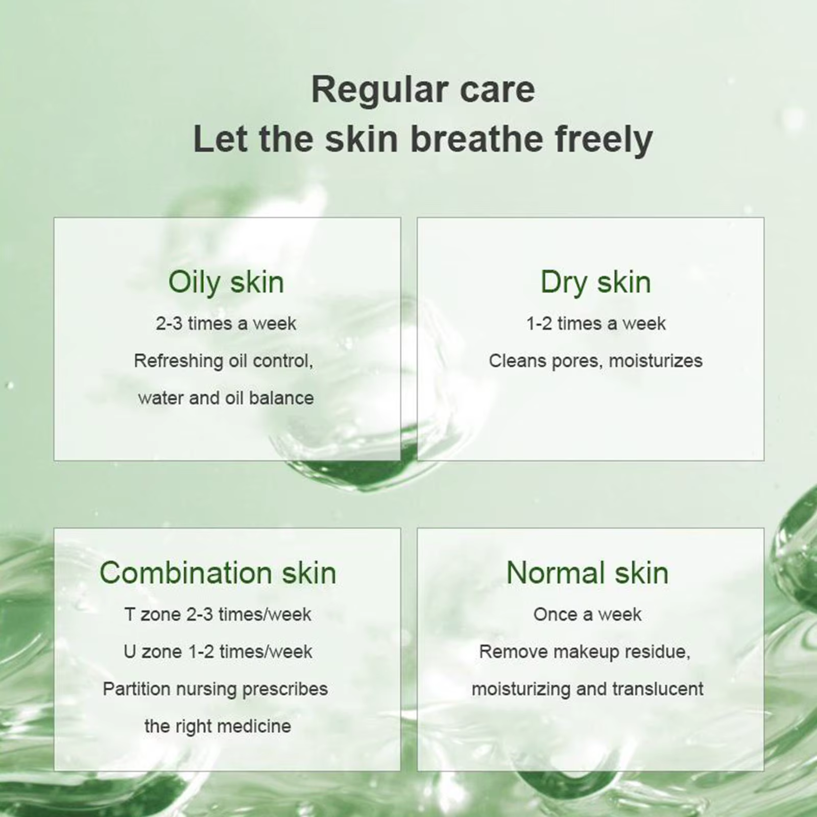 Masque nettoyant solide au thé vert