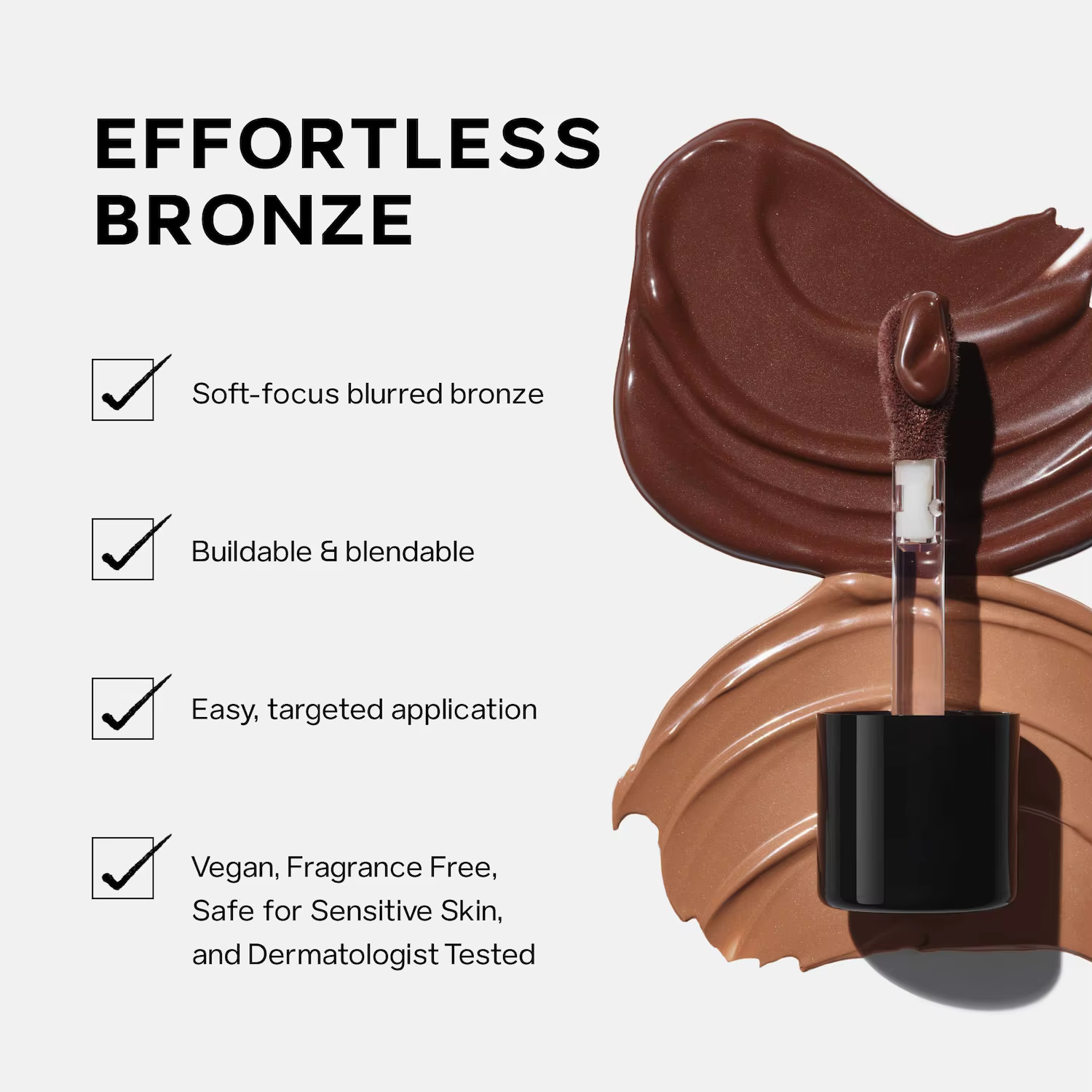 Saie – crème hydratante pour le visage, illuminateur liquide, crème de contouring, crème de contouring, éclat scintillant, illuminateur, maquillage facile à appliquer
