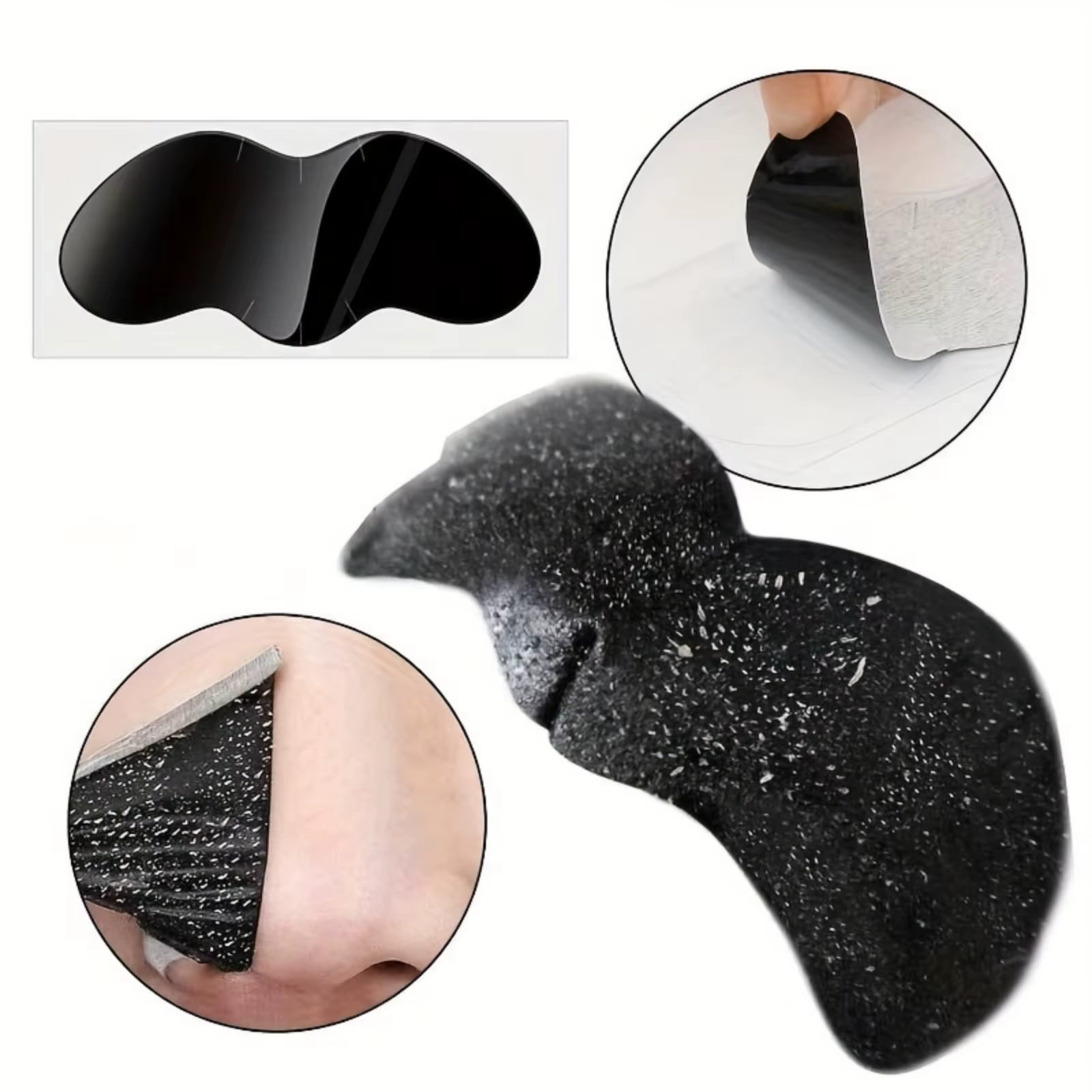 Bandes nasales hydrocolloïdes noires