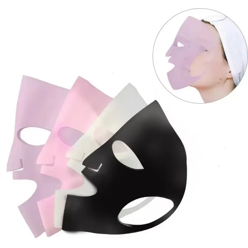 Masque facial en silicone réutilisable