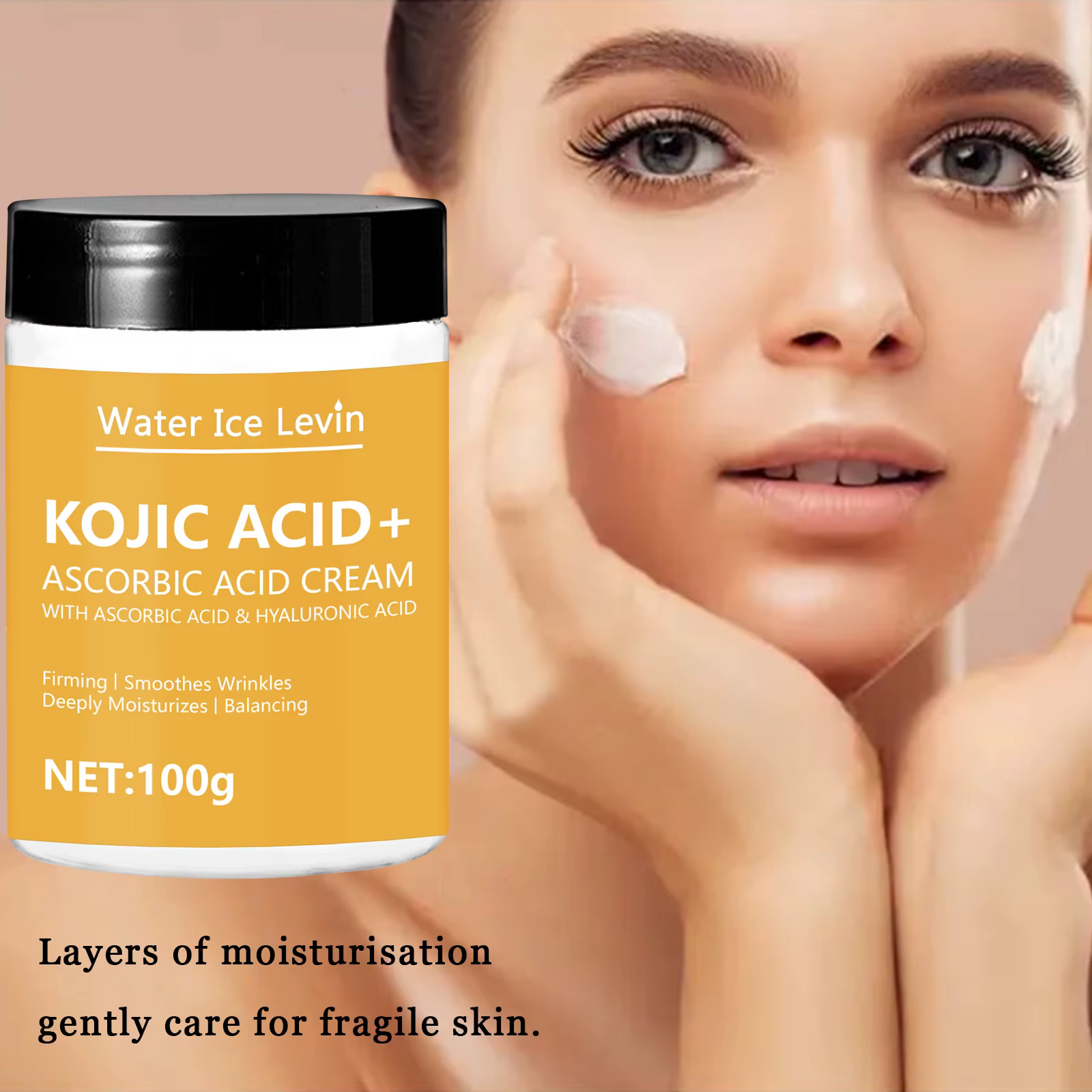 Acide kojique Lifting crème raffermissante collagène rides lisses