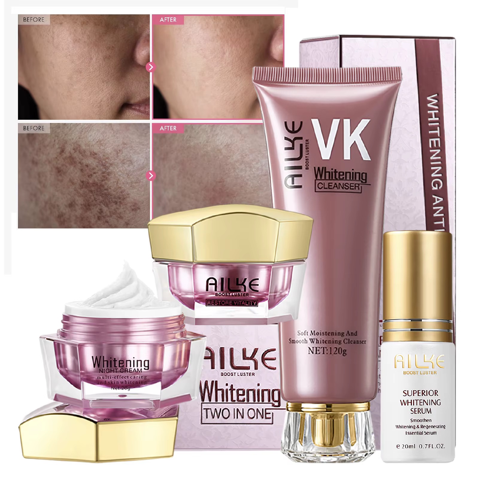 AILKE crème visage à l'acide hyaluronique