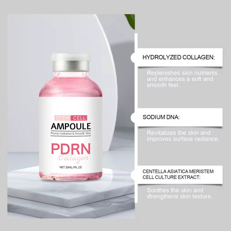 Sérum Ampoule ADN de Saumon PDRN Soin Avancé Réparation Profonde Renouvelle la Peau Éclaircit le Teint Renforce la Barrière Cutanée Essence Visage Raffermissante