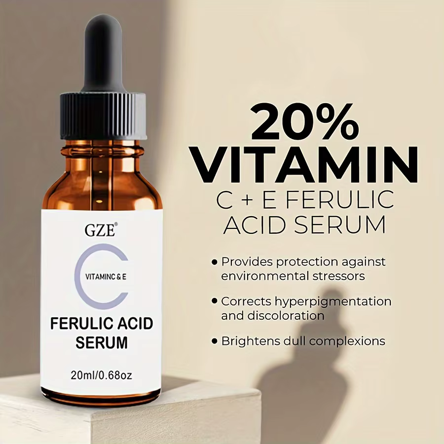 Sérum pour le visage ferulique GZE avec vitamine C