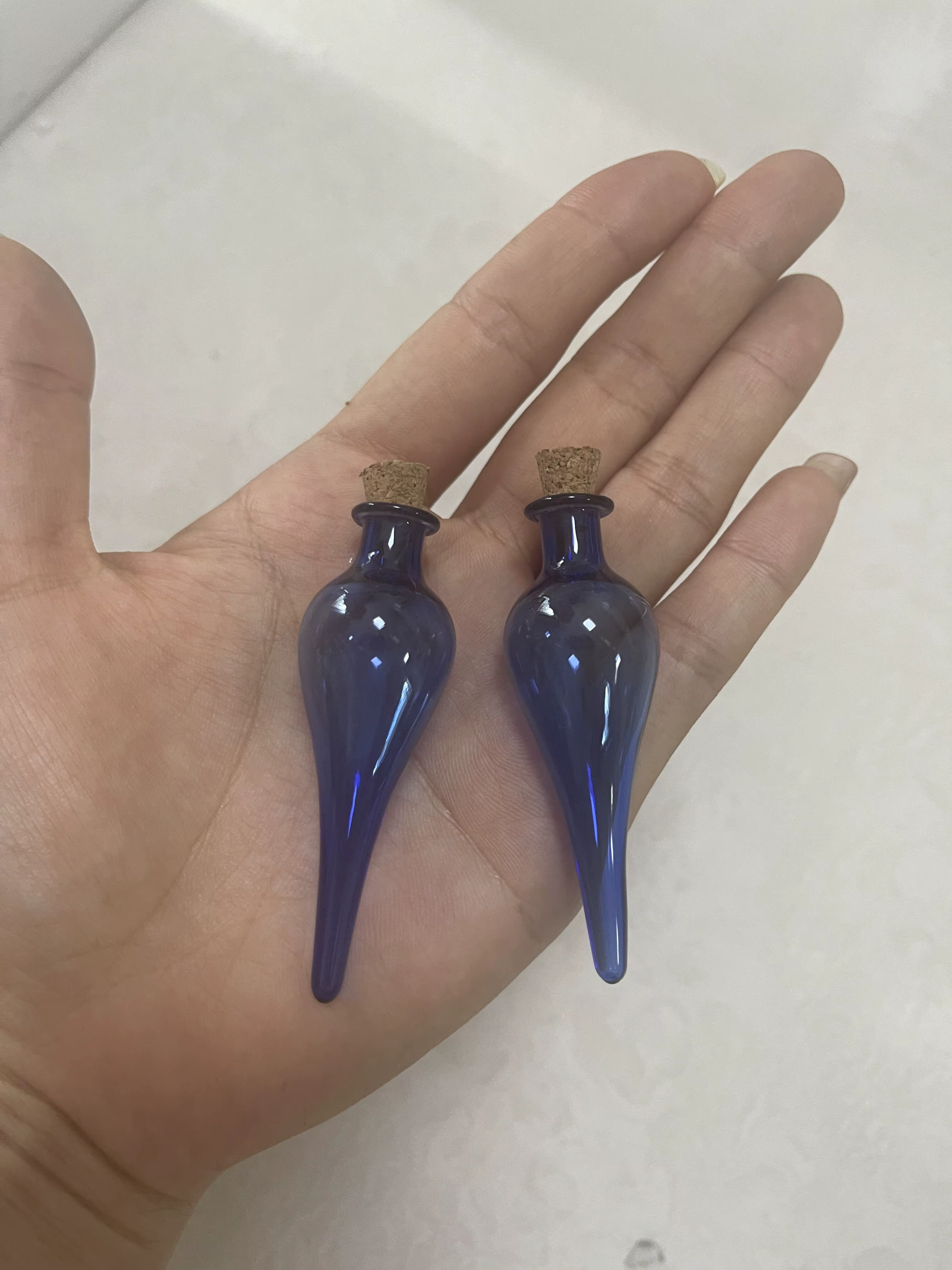 10/20X pendentif de voiture Felix Felicis Potion liquide magique chance couleur changeante verre Potion bouteille verre souhaitant dérive bouteilles