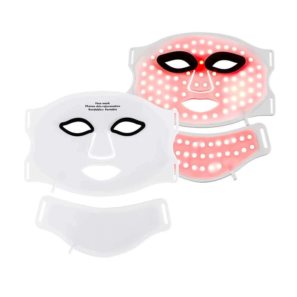 Masque facial LED sans fil avec cou 7 couleurs