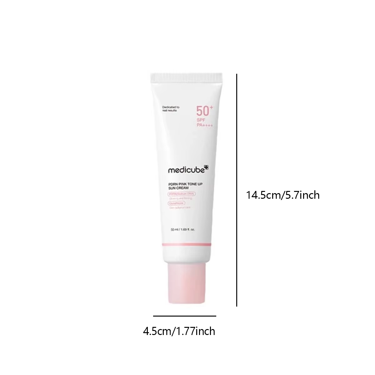 Crème solaire tonifiante Medicube PDRN PINK 50ml