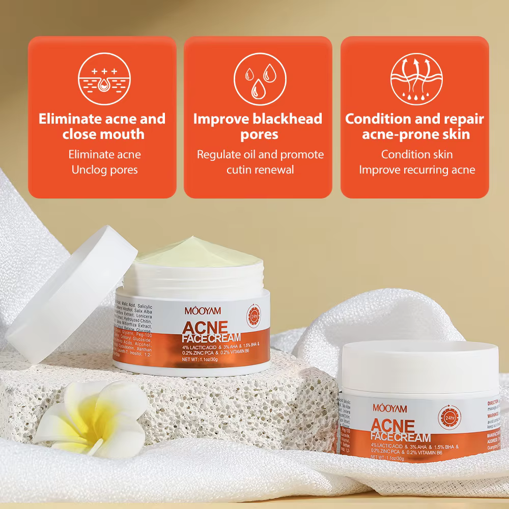 Crème Visage Anti-Acné aux Herbes