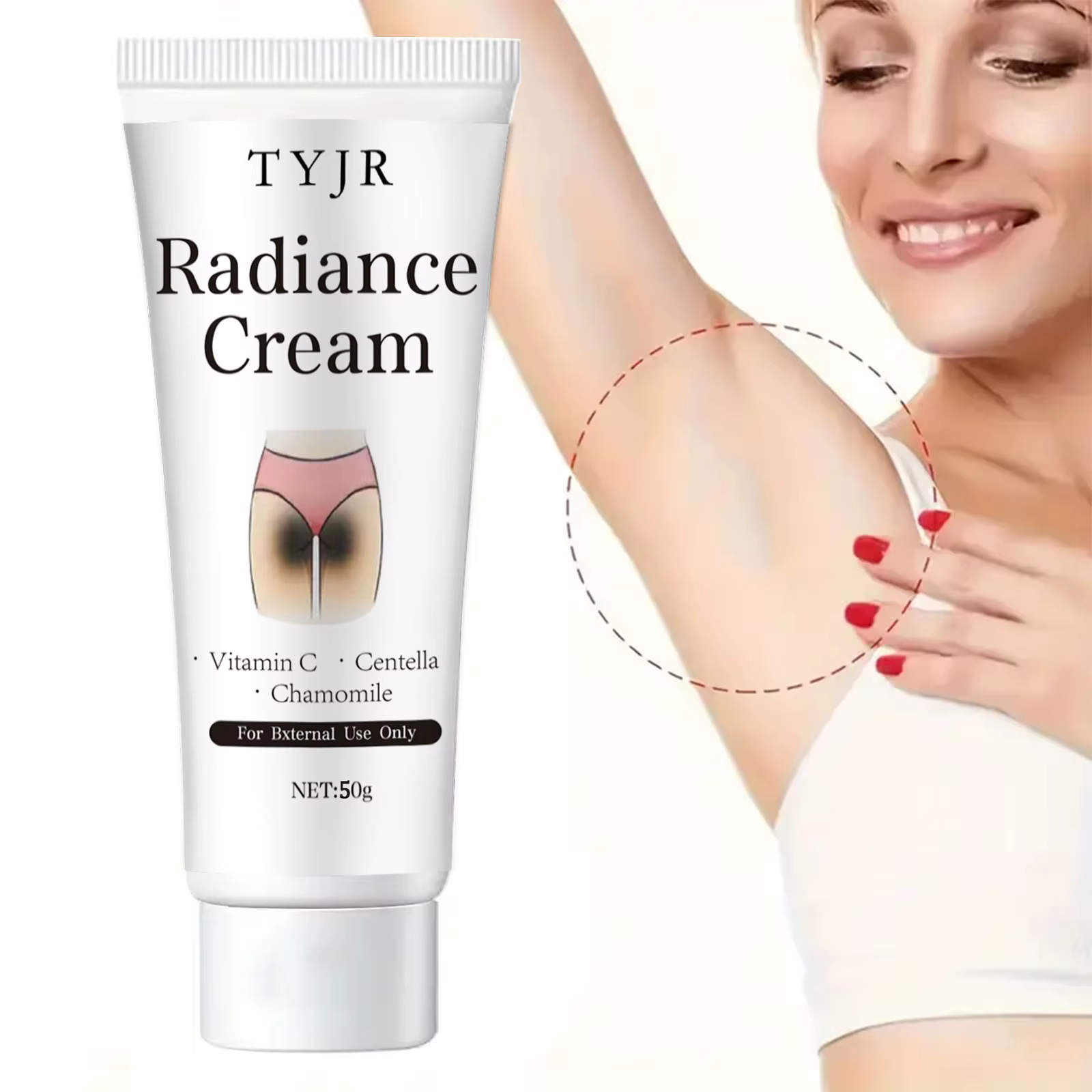 La crème blanche-neige contient Niacinamide et Centella Asiatica