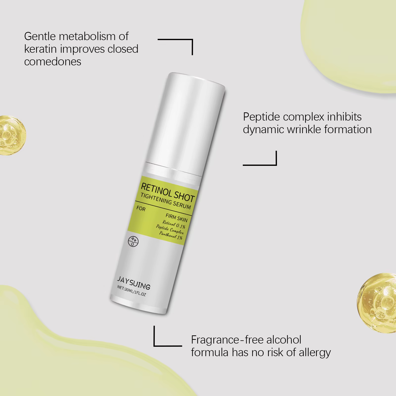 Sérum Anti-âge pour le visage au rétinol