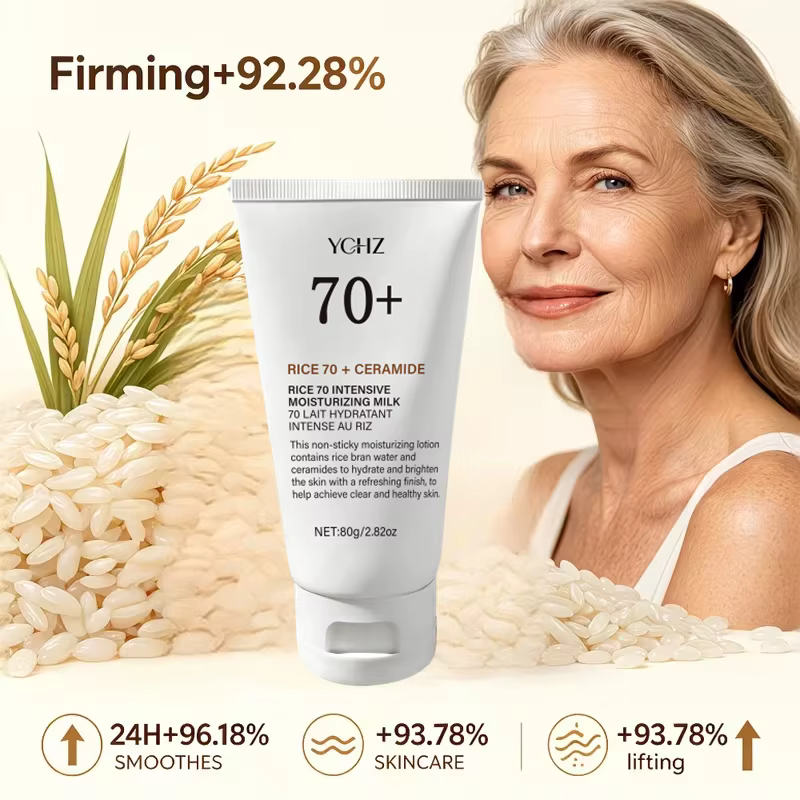 Crème hydratante riche au riz 70+ Original - Contient de la niacinamide, hydrate en profondeur, raffermit la peau, apaise tous les types de peau, affine les pores, nourrit les peaux sèches et fragiles
