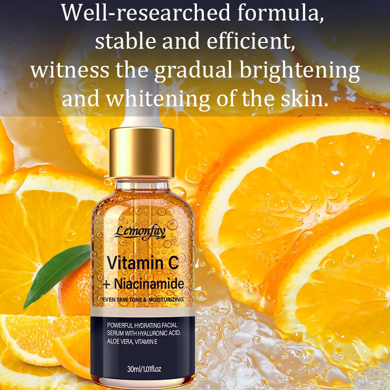 Sérum facial Lemonfay Vitamine C + Niacinamide | Formule hydratante avec acide hyaluronique