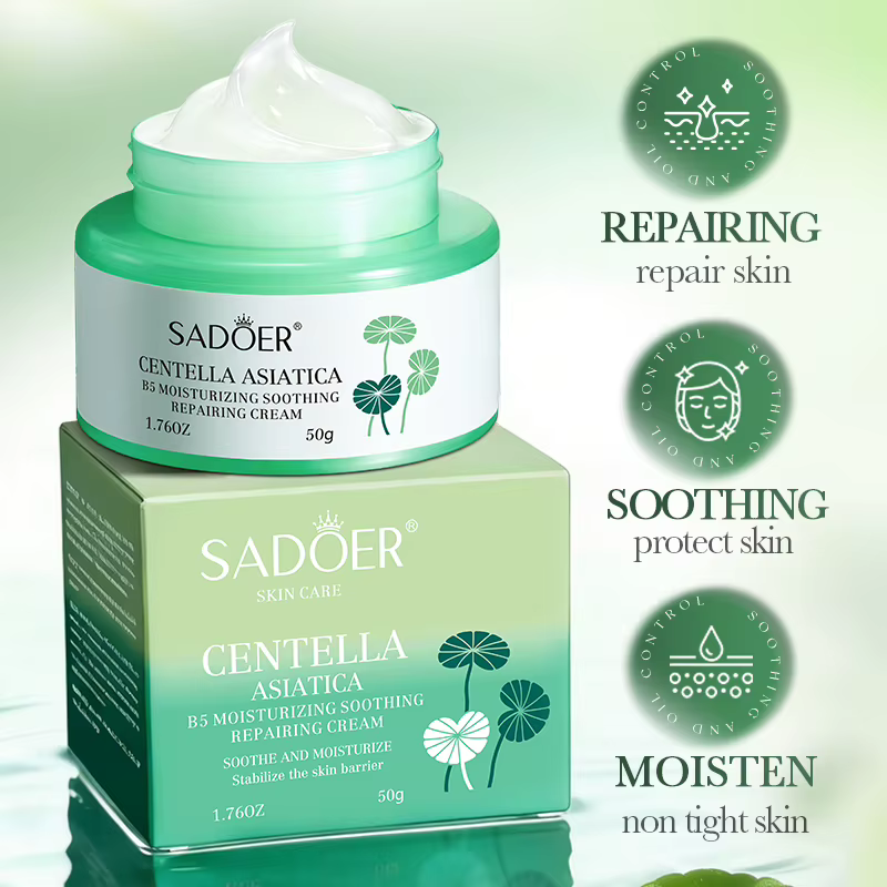 Crème visage SADOER Centella Asiatica B5 hydratante