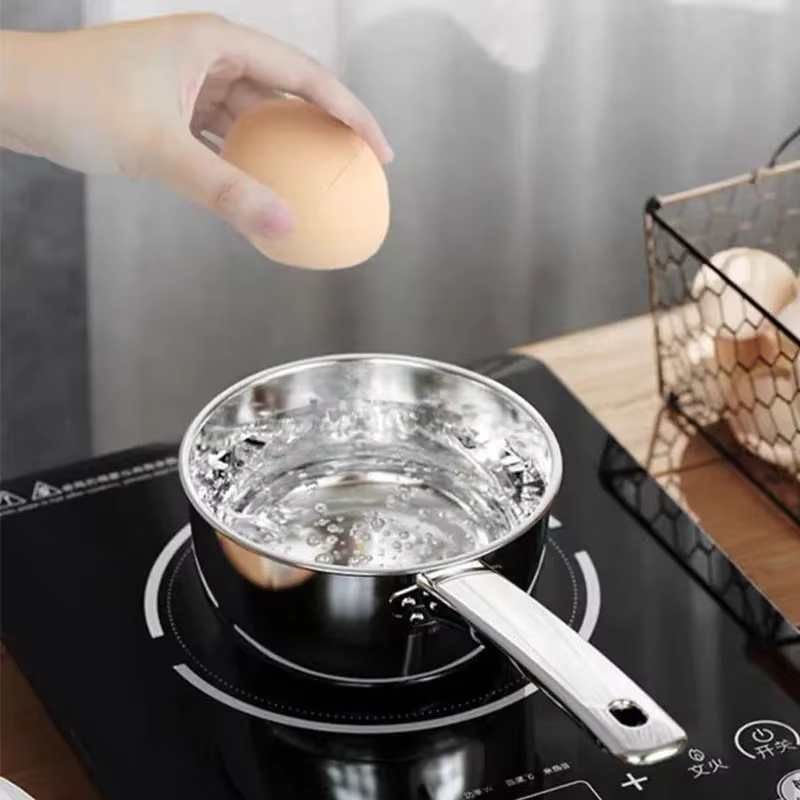 Poêle à Suop Antiarina en Acier Inoxydable avec Poignée, Marmite à Lait, Marmite Chaude, Outils Ménagers, Ustensiles de Cuisine
