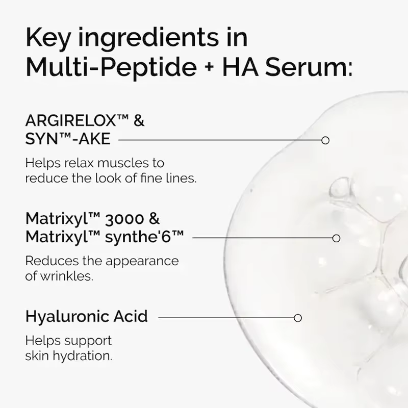 Sérum multi-peptides + HA 30 ml