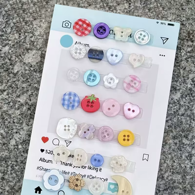 Boîte aveugle à boutons de couleur crème, 40 pièces, Style mixte, décor de vent pour compte à main, accessoires de vêtements de poupée, fabrication de bijoux en perles