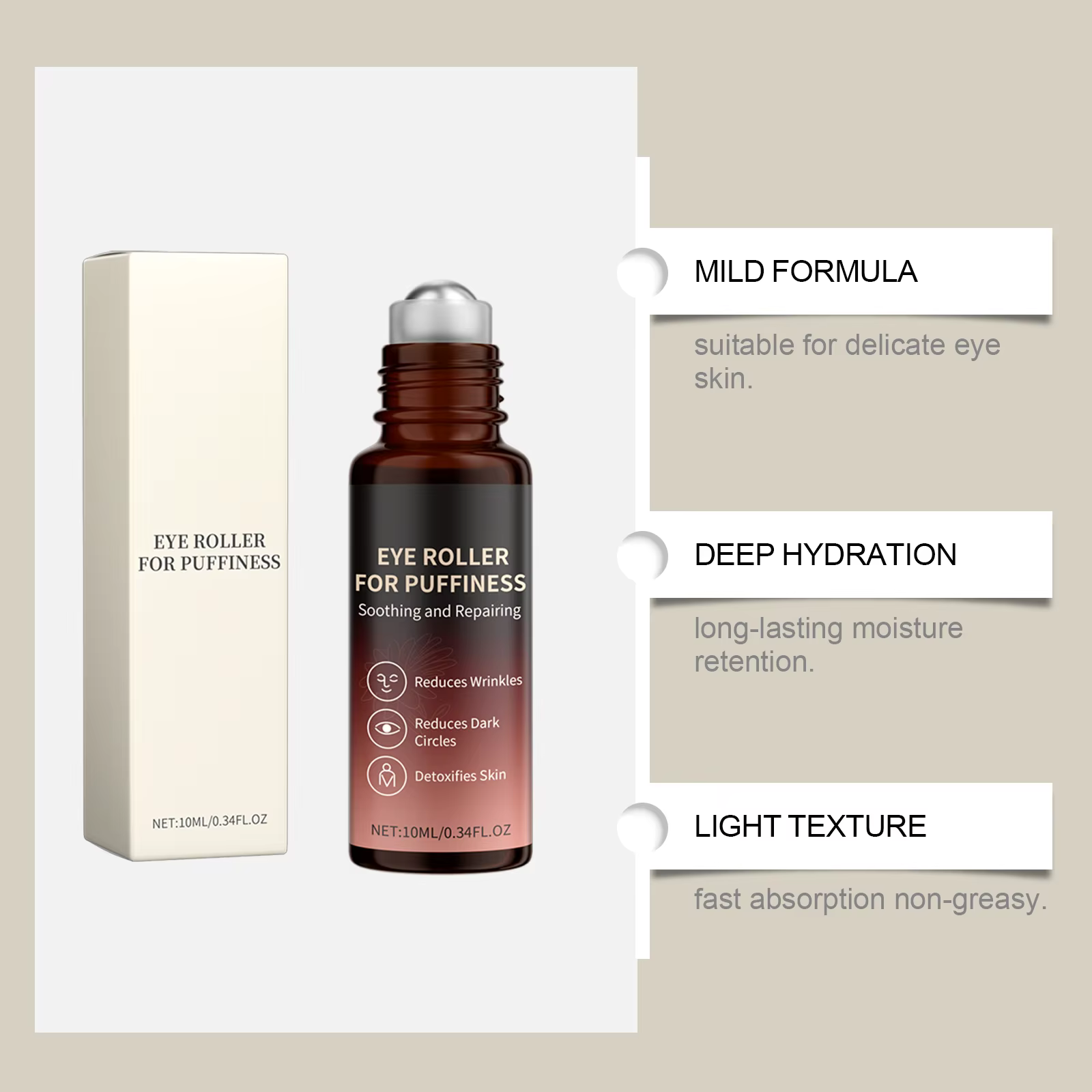Sérum à rouleau pour les yeux