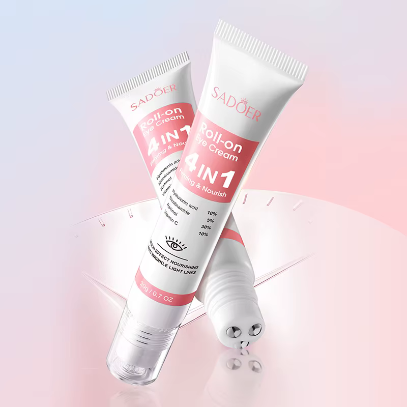 SADOER 4in1 crème hydratante à rouler pour les yeux Anti cernes sacs
