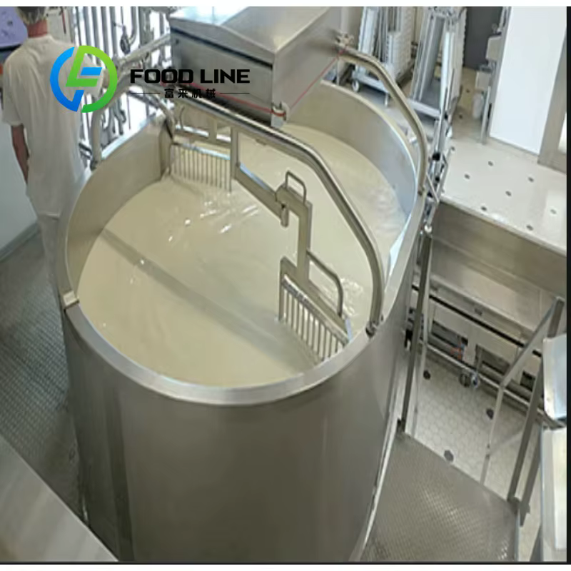 Ligne de production de fromage d'équipement de fabrication de fromage de haute qualité industrielle personnalisée