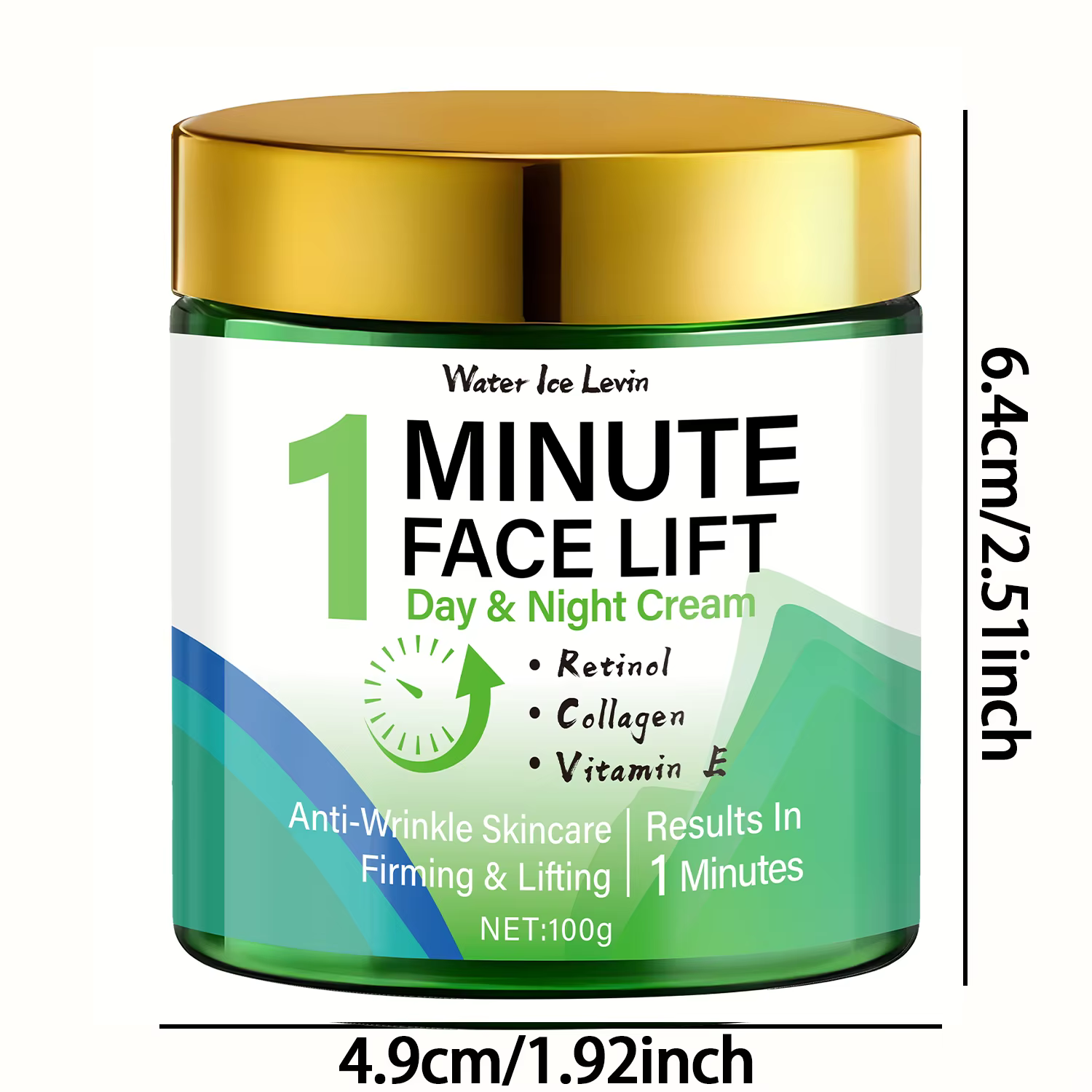 Minute Face Lift Jour Nuit Crème Rétinol Collagène Vitamine E. Lifting Visible 1