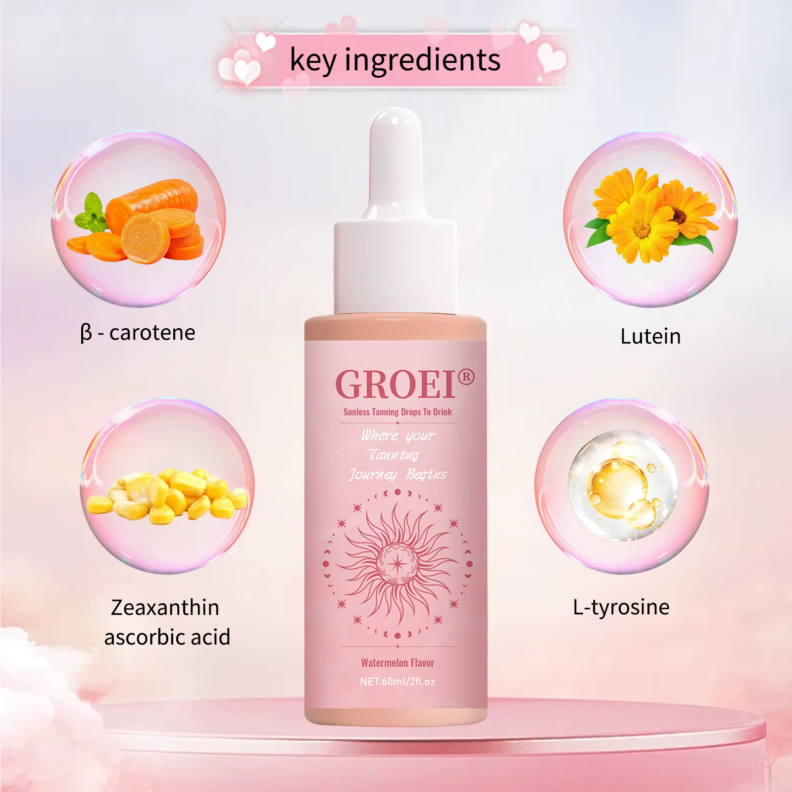 Gouttes autobronzantes sérum d'eau peau naturelle sans soleil accélérateur extérieur prévenir la sécheresse bronzage naturel stimulant ou visage corps
