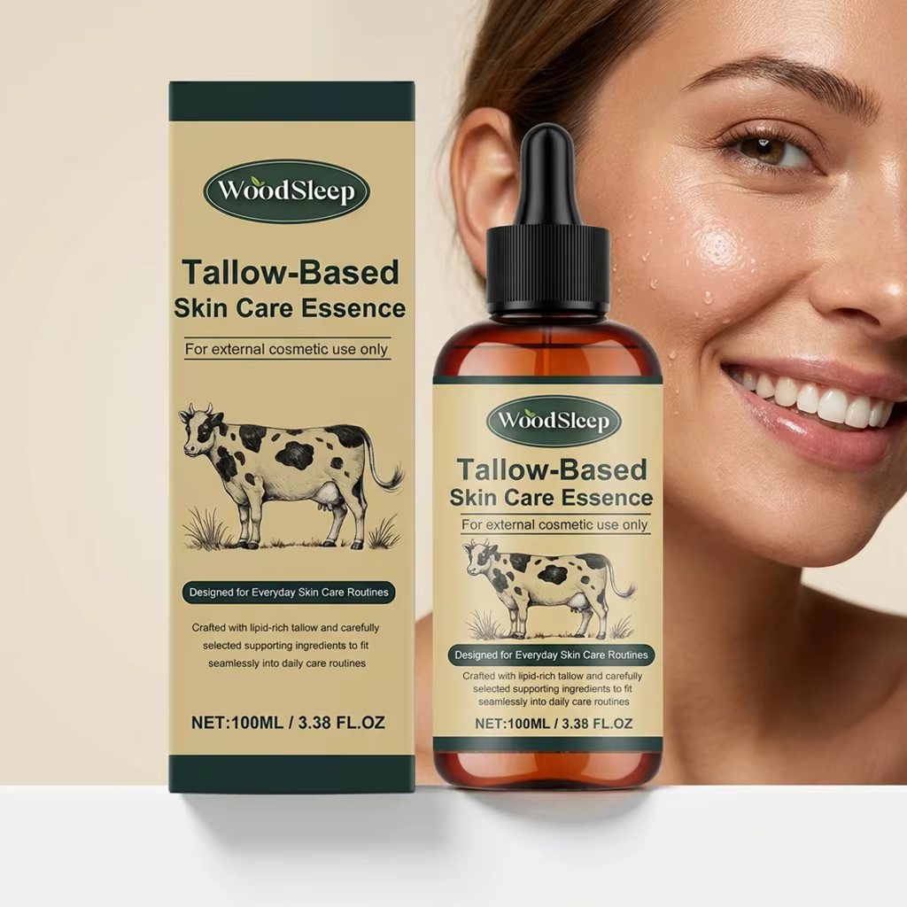 Sérum Visage au Suif de Bœuf – Huile Essentielle Nourrissante pour le Soin