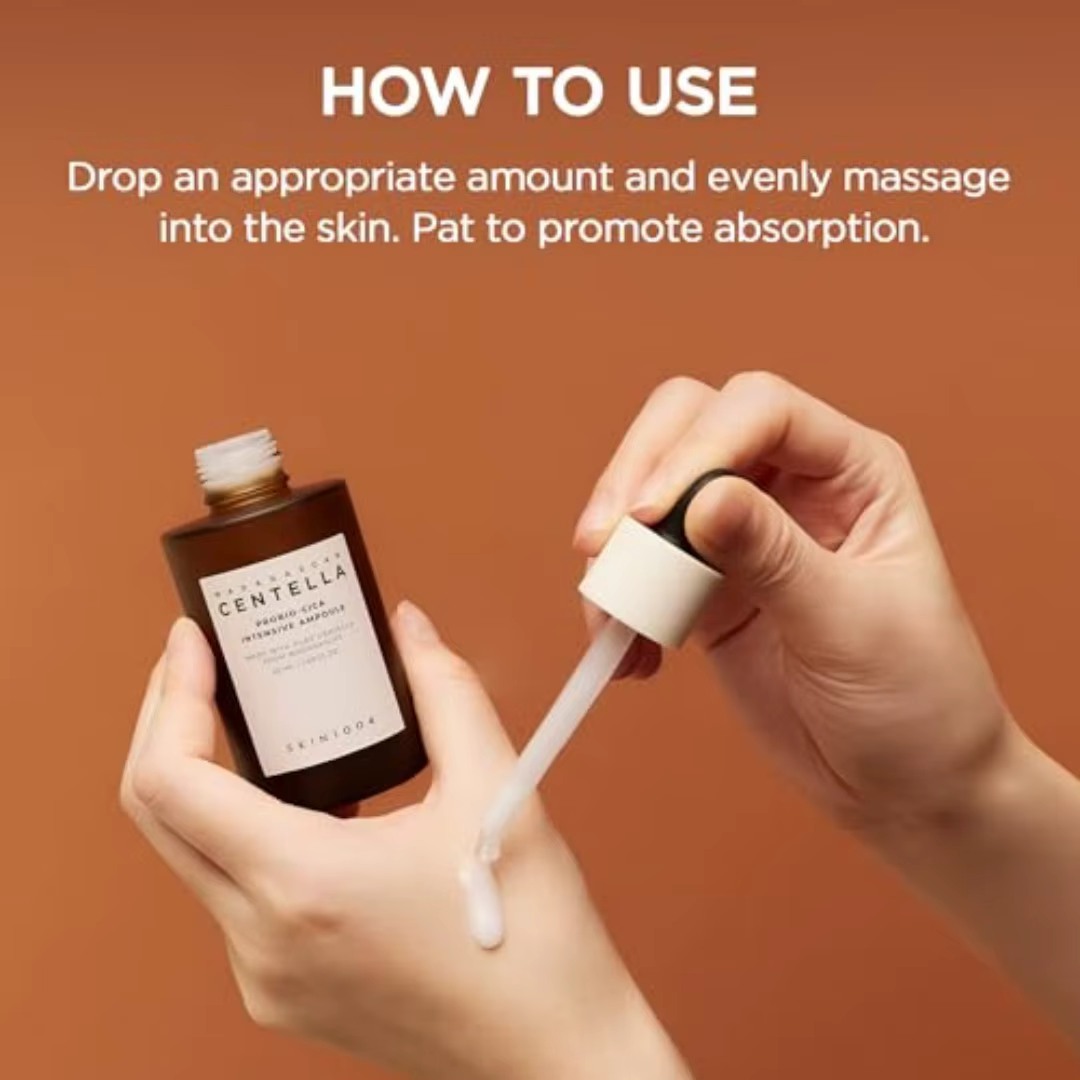 Probio Cica Intensive Ampoule Centella Sérum Réparateur Visage Peau Abîmée Barrière Cutanée Apaisant Rougeurs Peaux