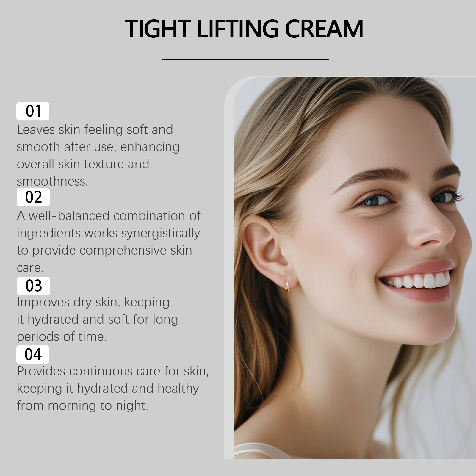 Crème raffermissante pour le visage