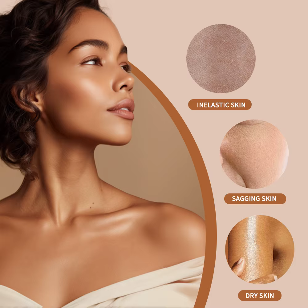 Lakerain beurre de cacao brillant huile pour le corps hydratant nourrissant