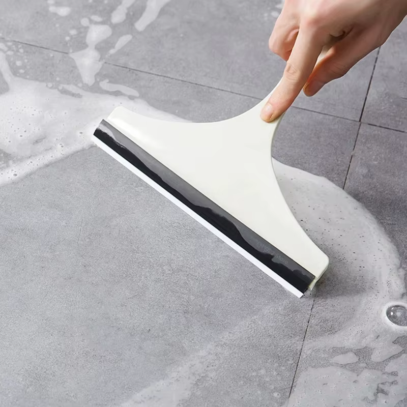 Raclette en silicone pour nettoyage de vitres, pare-brise de voiture, salle de bain et cuisine