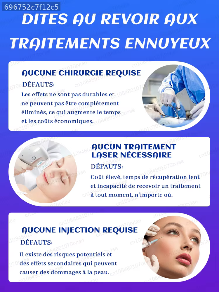 Rides n° Peau semblable à une coquille d'œuf, peau lisse et saine