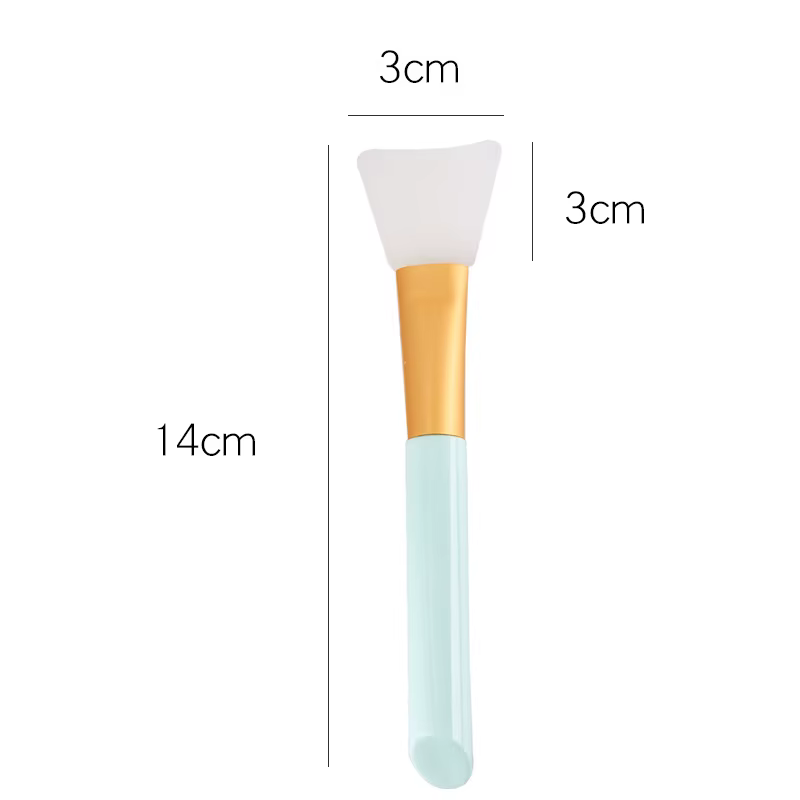 Pinceau applicateur de masque facial en silicone à tête souple