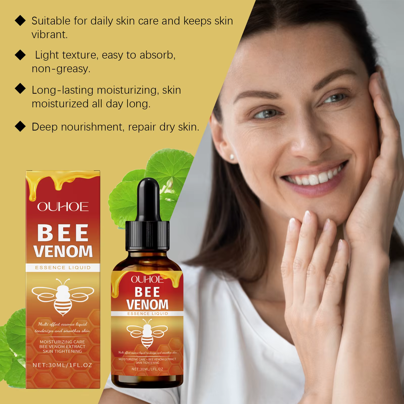 Sérum raffermissant au venin d'abeille