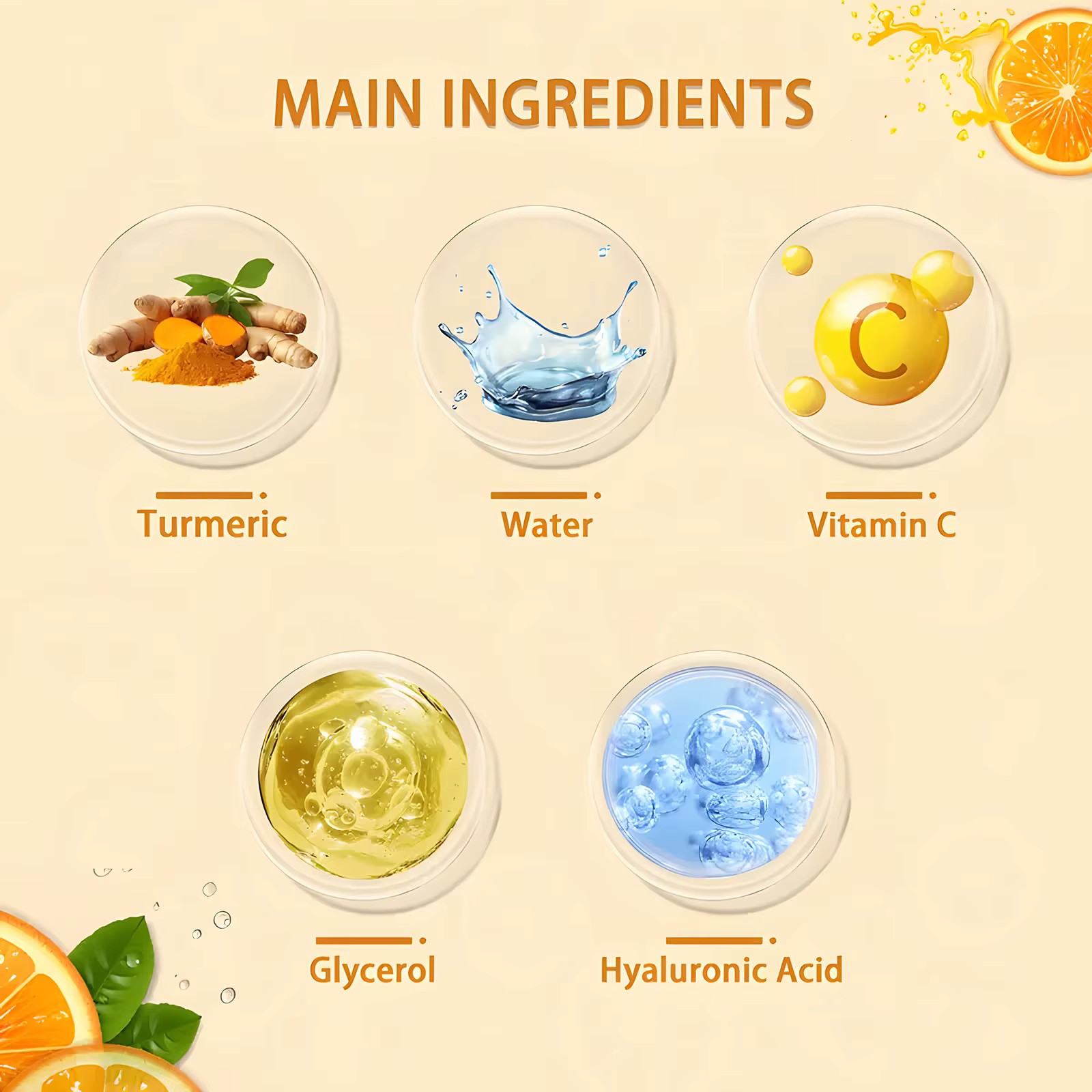 Bâton de soin du cou au curcuma et à la vitamine C