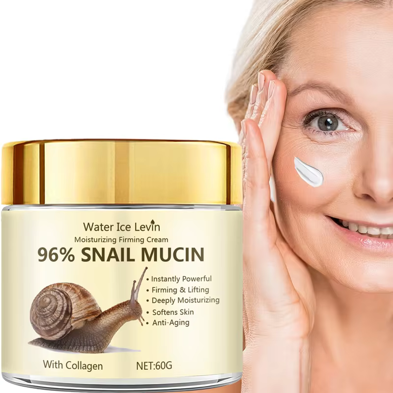 Crème raffermissante hydratante à 96 % de mucine d'escargot au collagène