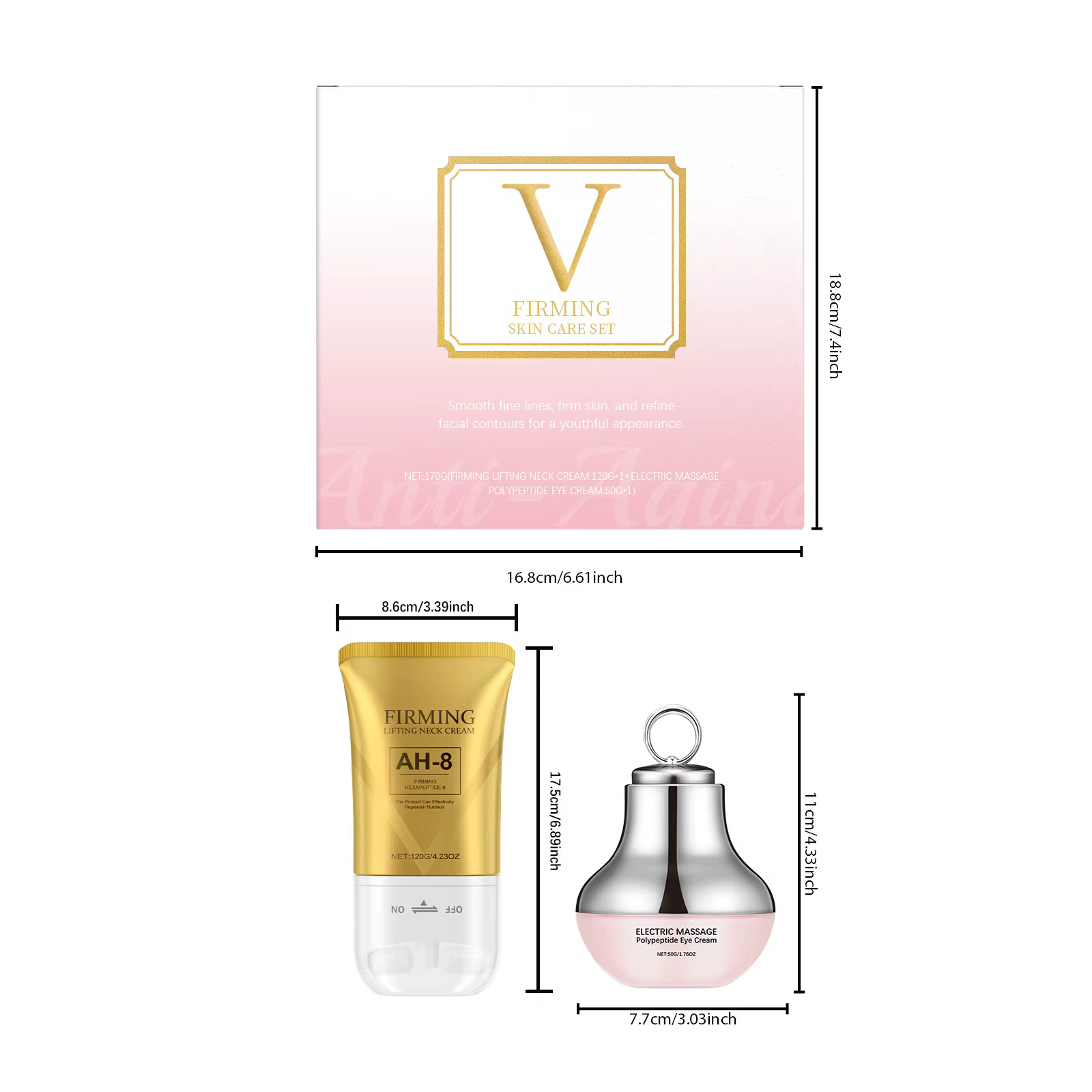 Kit de Soin Raffermissant Visage : Resserre la Peau des Yeux